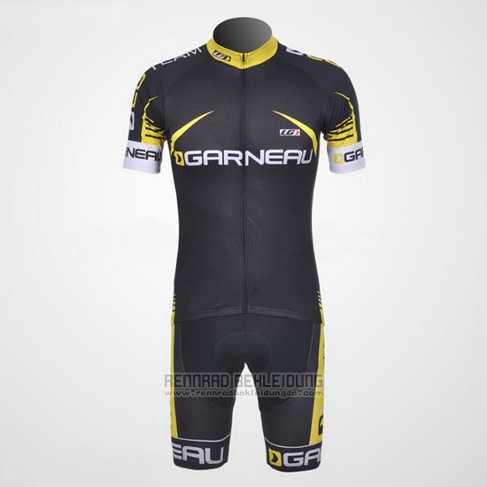 2011 Fahrradbekleidung Louis Garneau Shwarz und Gelb Trikot Kurzarm und Tragerhose - zum Schließen ins Bild klicken